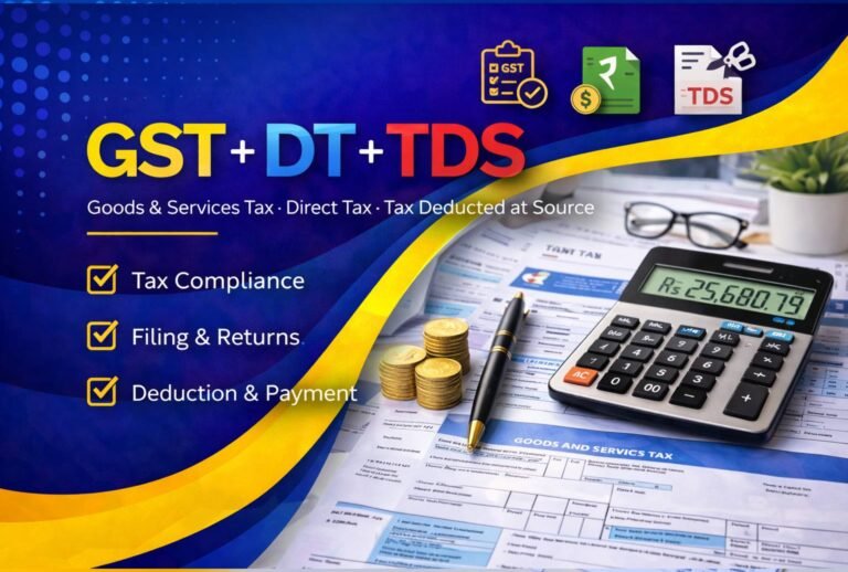 GST + DT + TDS